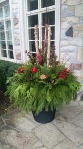 seasonal planters and pots