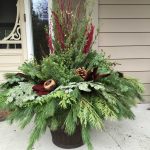 large seasonal planter